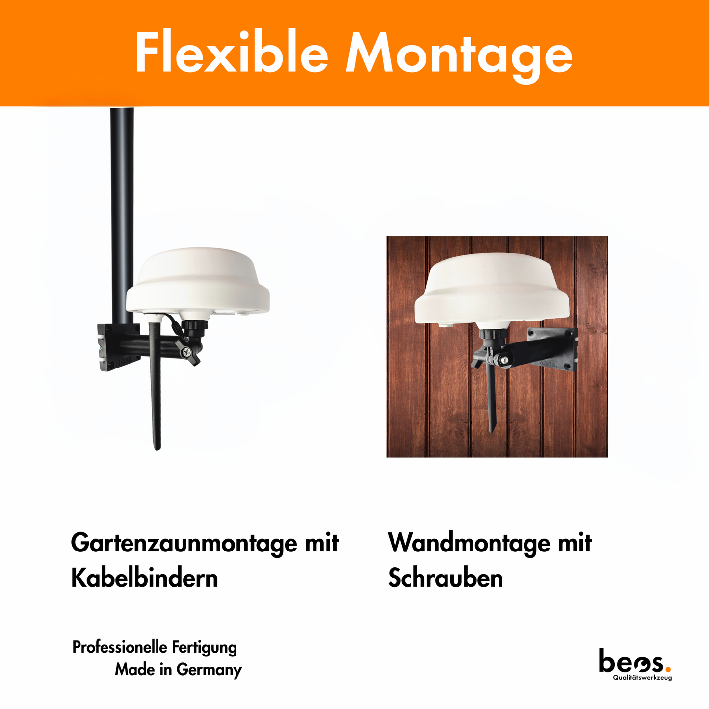 beos® Wandhalterung für Mammotion mini RTK-Antenne