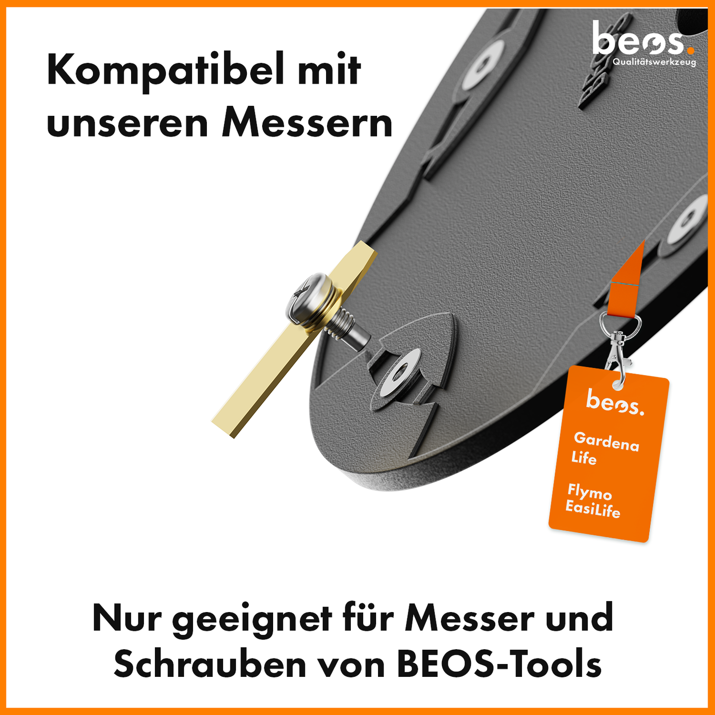beos® PREMIUM Messerteller für 6x Klingen - Gardena Sileno Life & Gardena Sileno+ & Flymo EasiLife - beos-tools