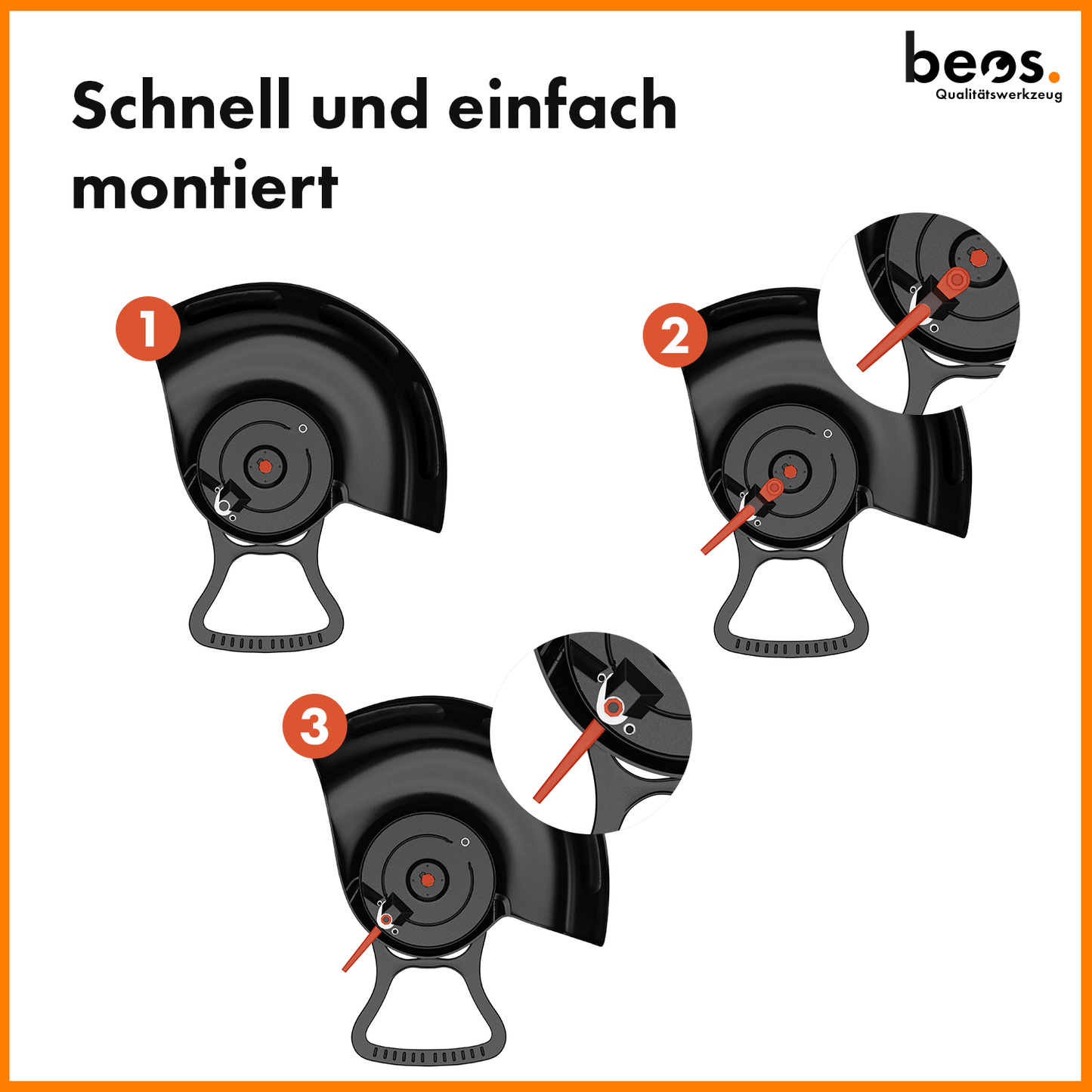 beos® 100x PREMIUM Rasentrimmer Ersatzmesser für Gardena - beos-tools
