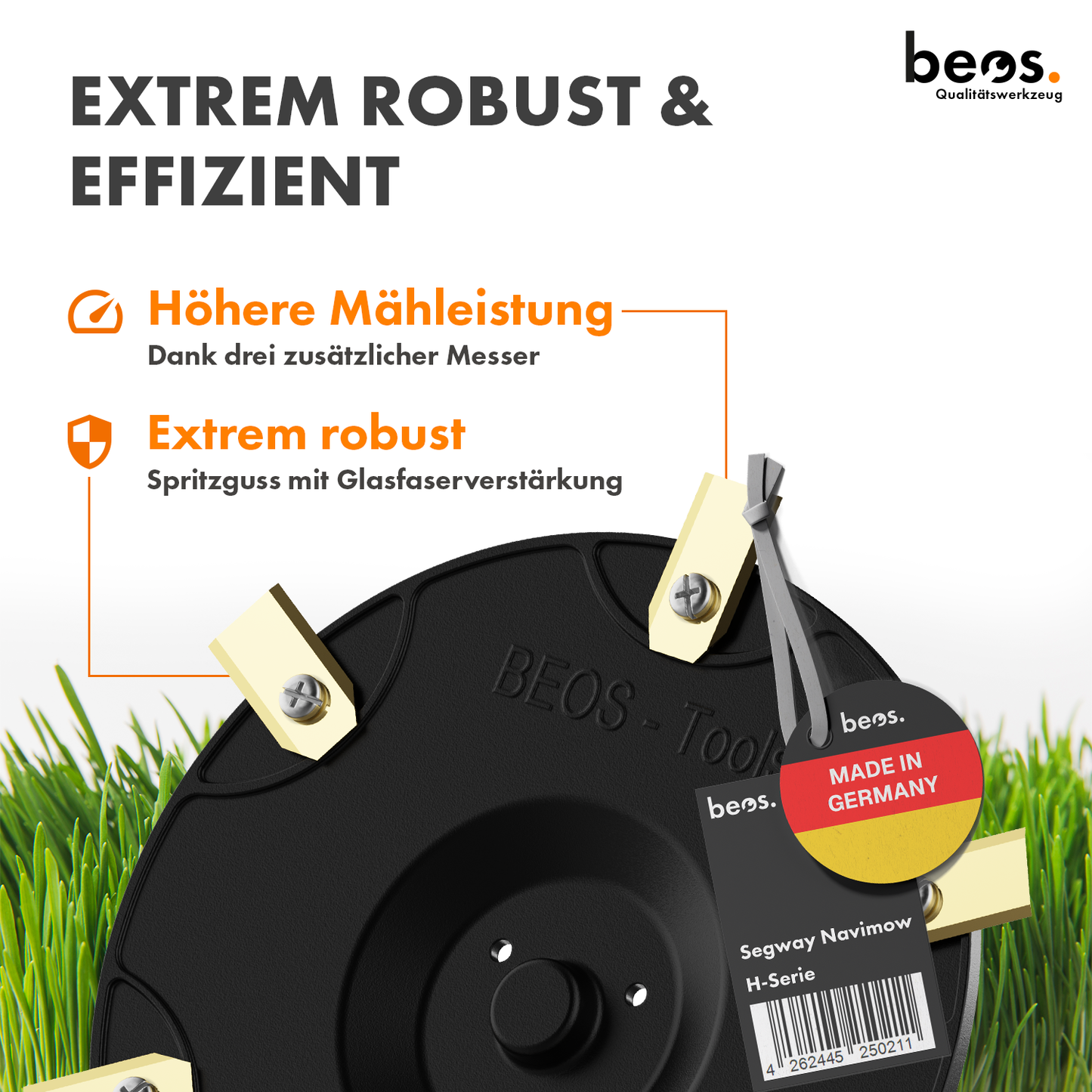 beos® plateau à couteaux pour 6x lames - Segway Navimow série H