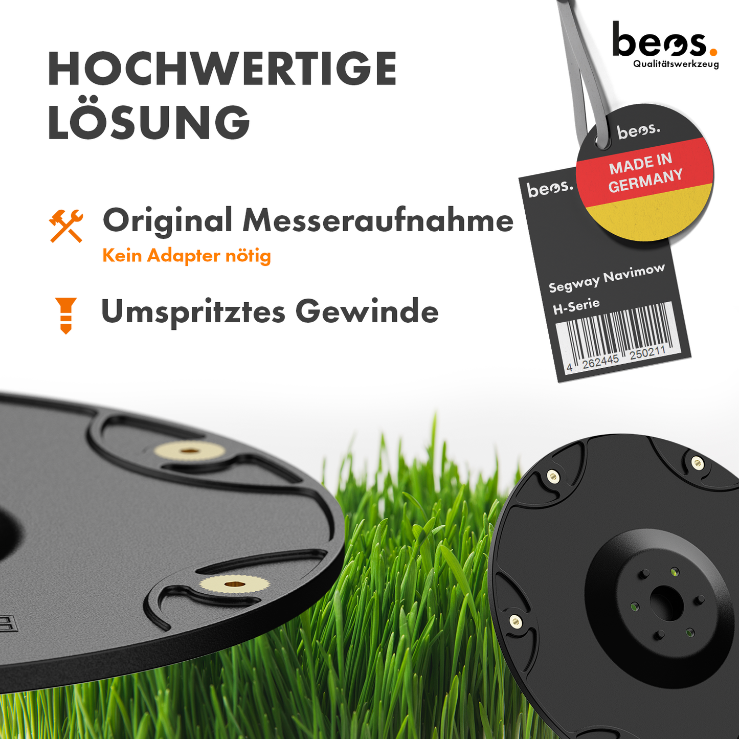 beos® plateau à couteaux pour 6x lames - Segway Navimow série H