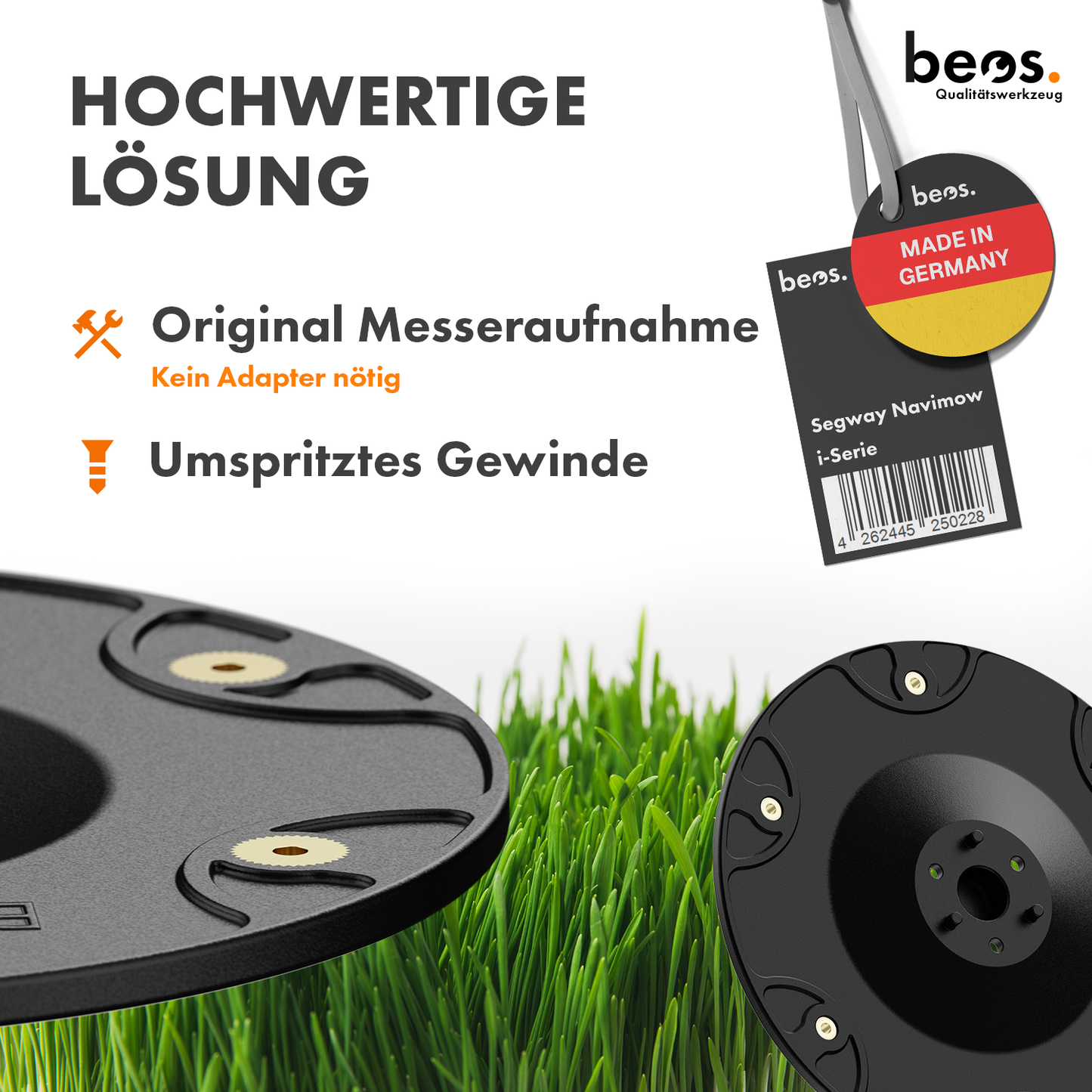 beos® plateau à couteaux pour 6x lames - Segway Navimow i-Serie