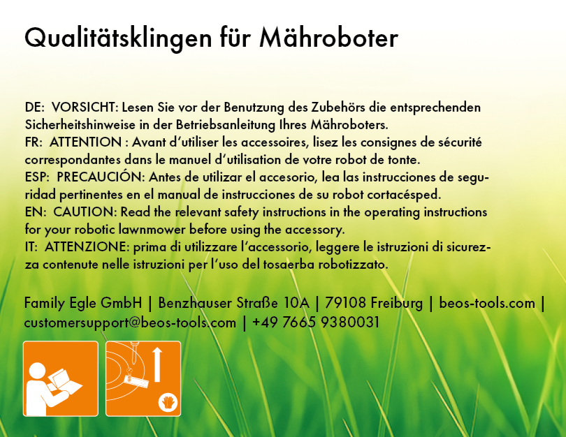 beos® 30x titanium replacement blade