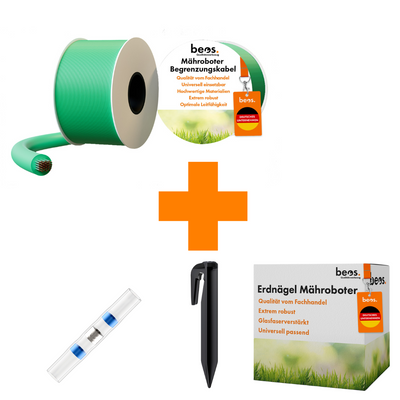 Starterpaket für Mährobter mit Begrenzungskabel