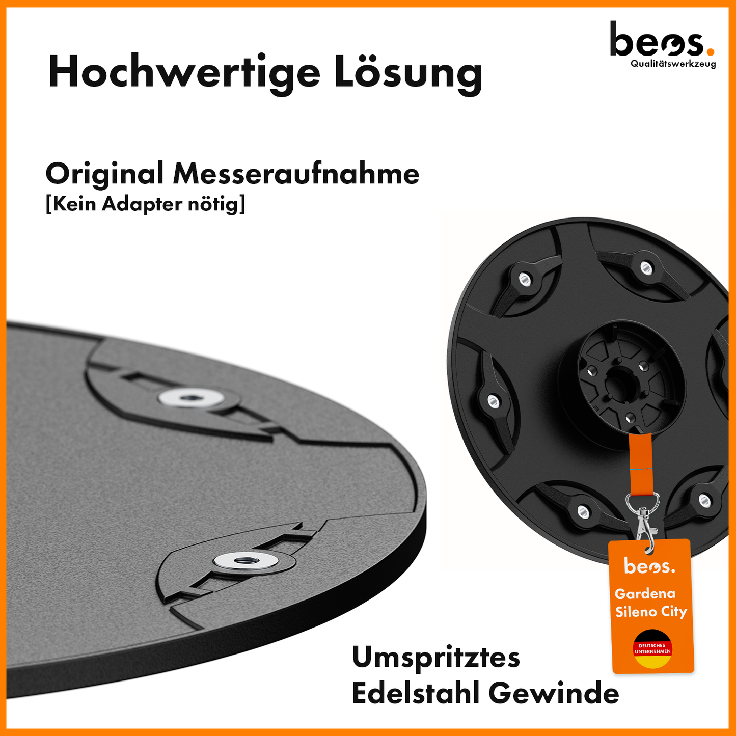beos® PREMIUM Messerteller für 6x Klingen - Gardena Sileno City - beos-tools