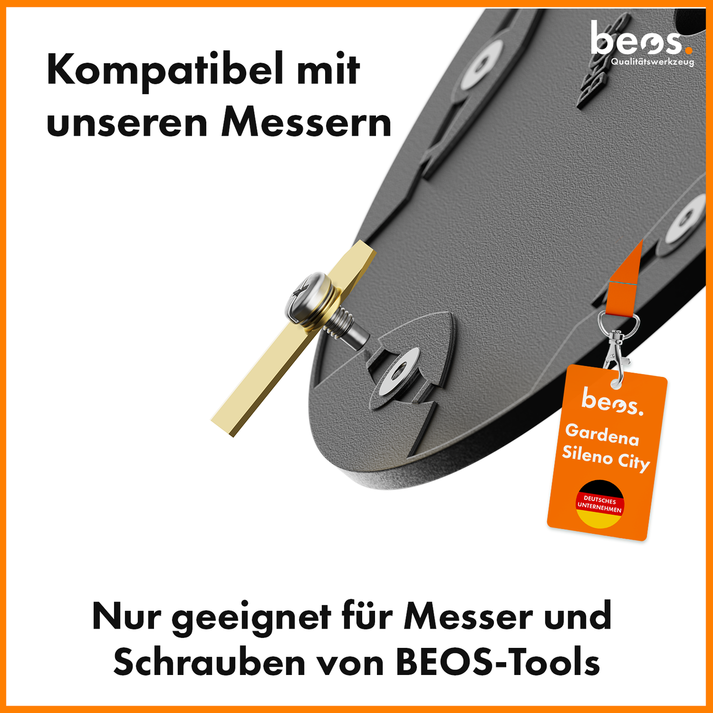 beos® PREMIUM Messerteller für 6x Klingen - Gardena Sileno City - beos-tools