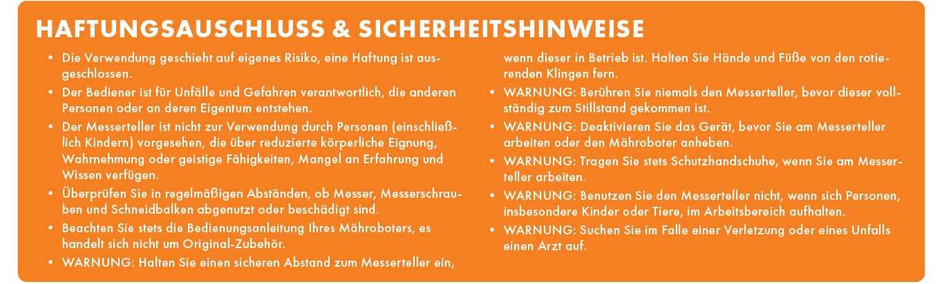 beos® Messerteller für 6x Klingen