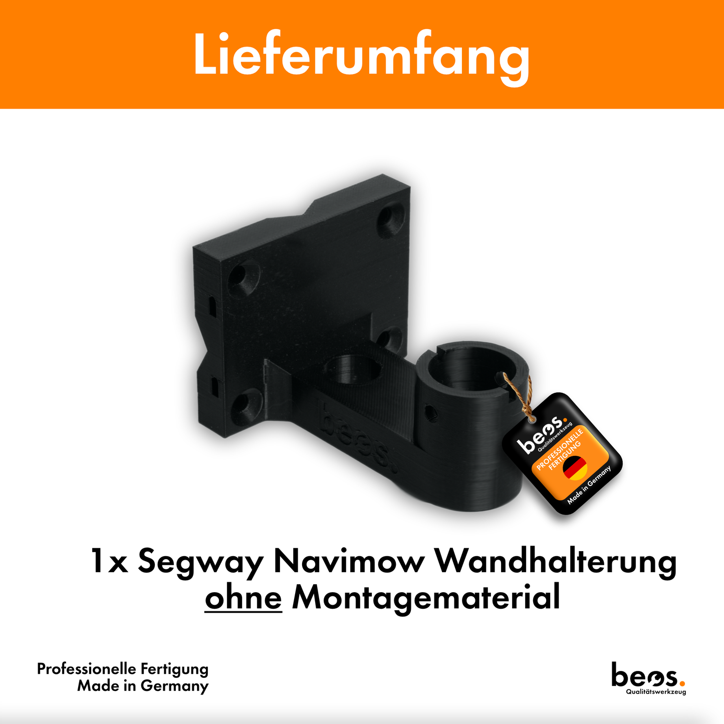 beos® Wandhalterung für Segway Navimow RTK-Antenne