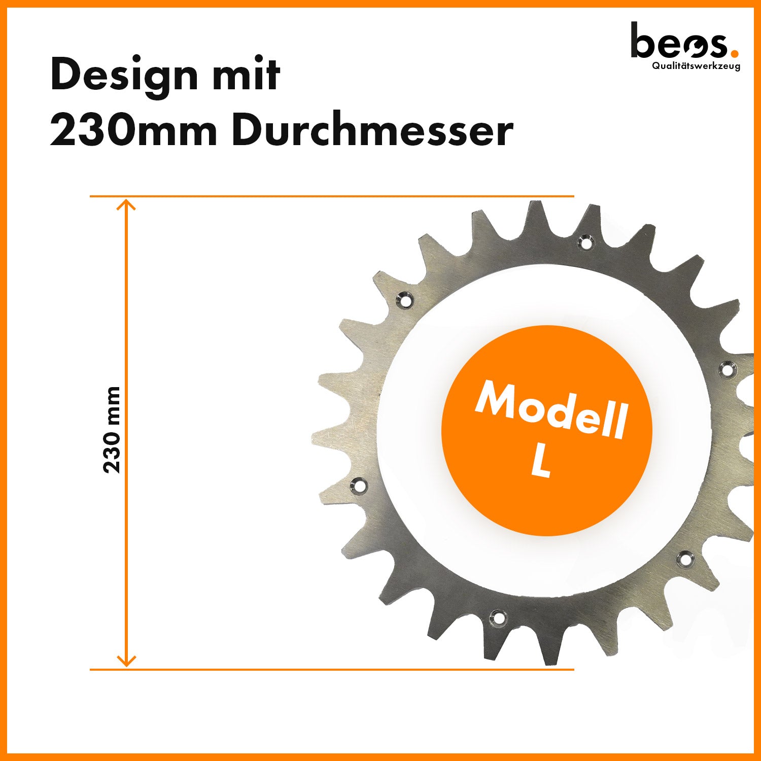 beos® PREMIUM Edelstahl Spikes für Worx Landroid L & Vision - beos-tools