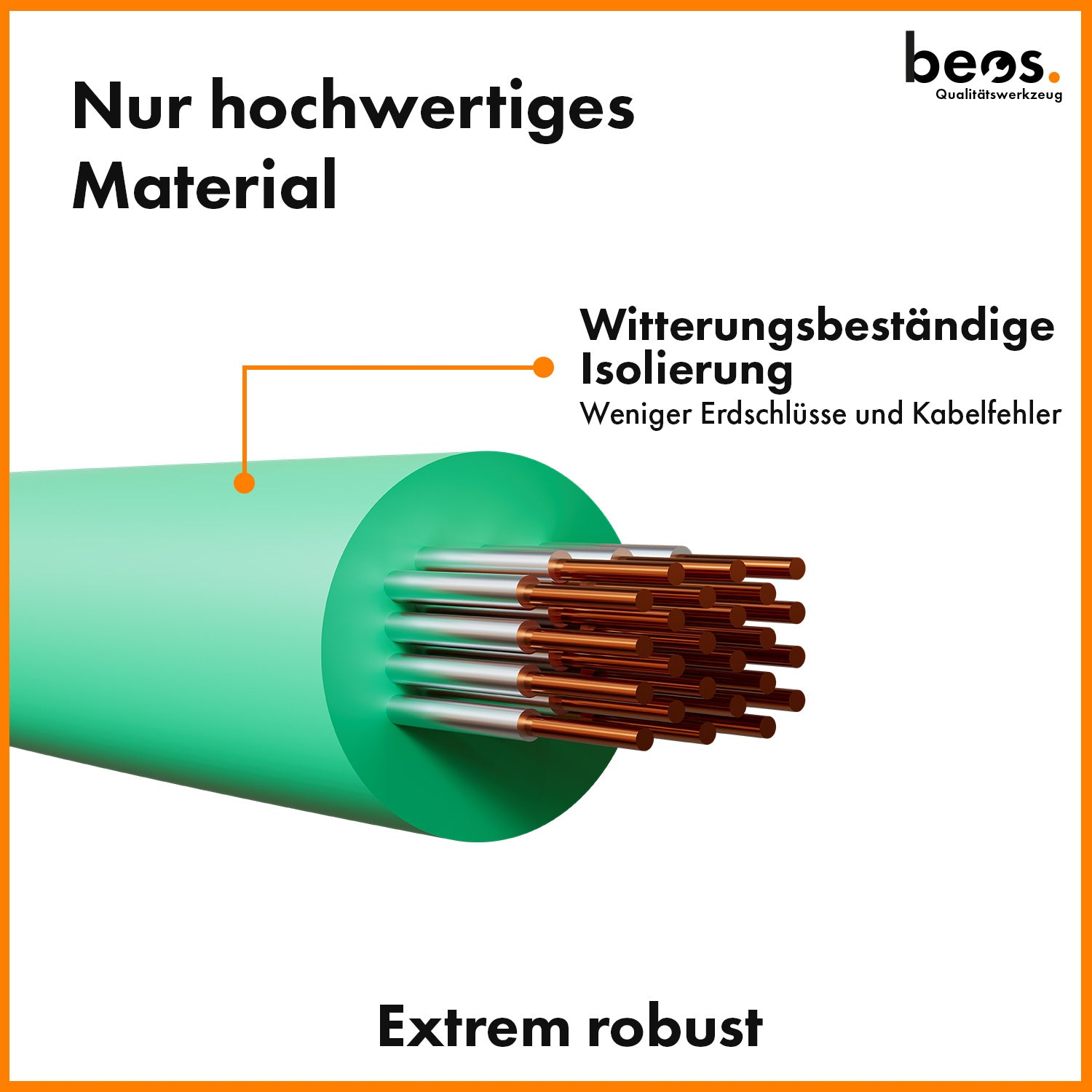 beos® PREMIUM Begrenzungskabel für Mähroboter - beos-tools