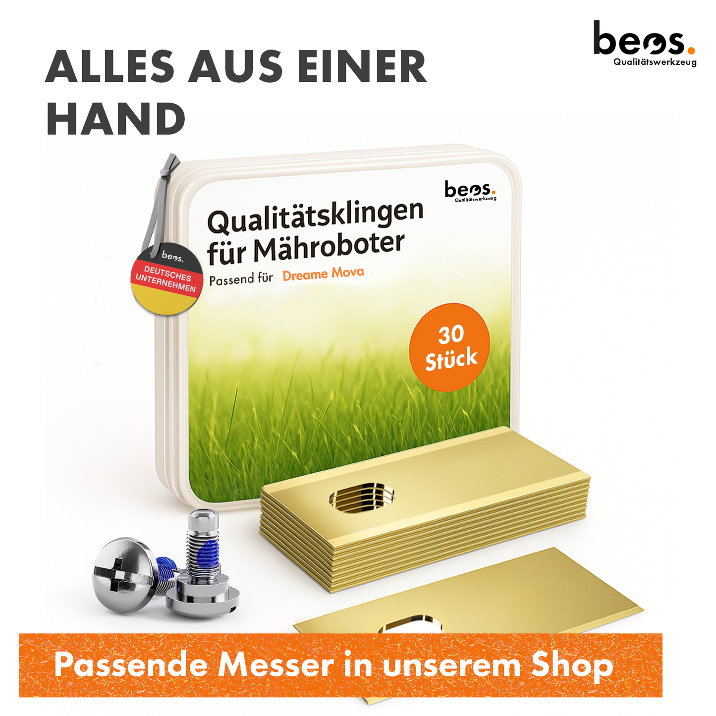 2x beos® Messerteller für 6x Klingen