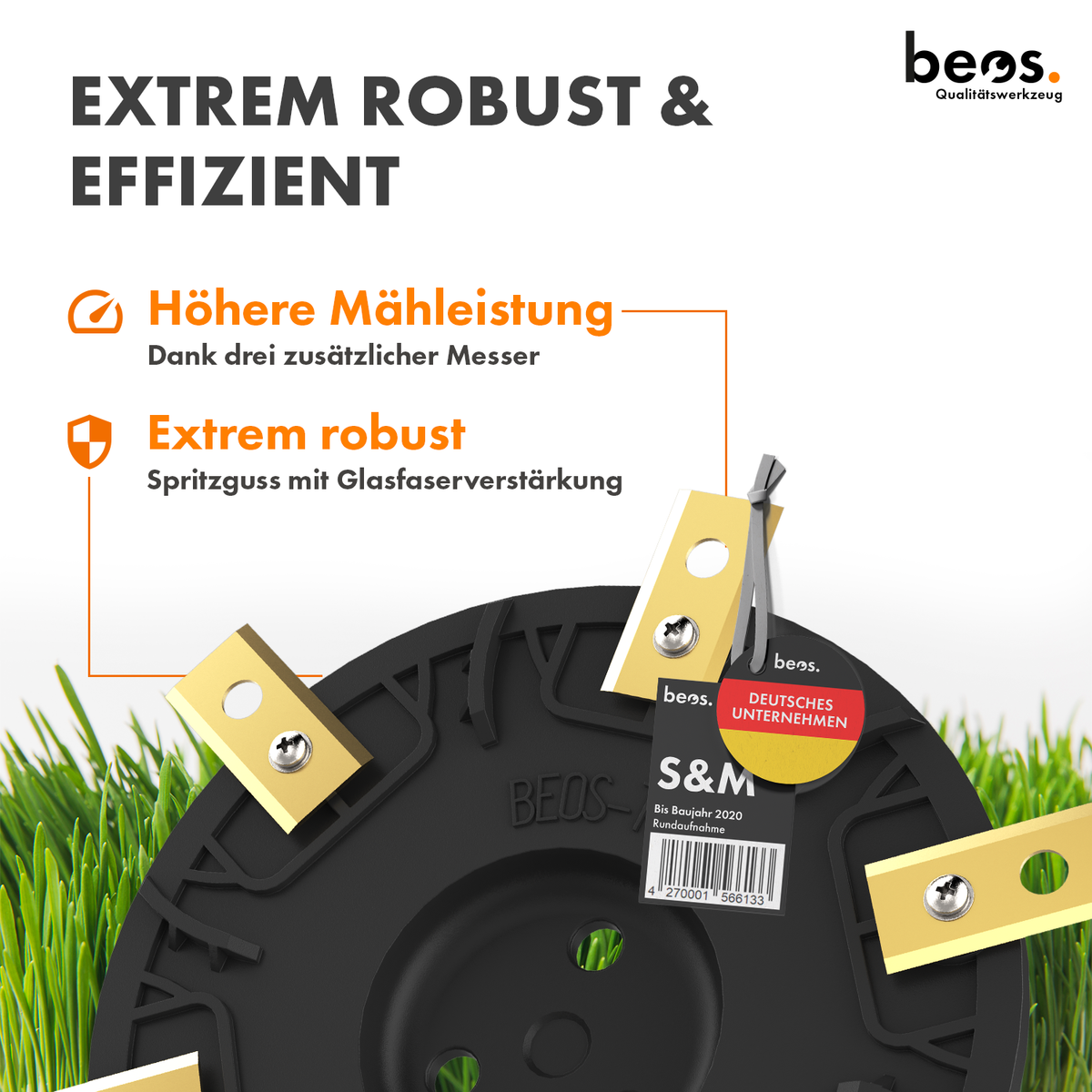 beos® plateau de coupe pour 6x lames