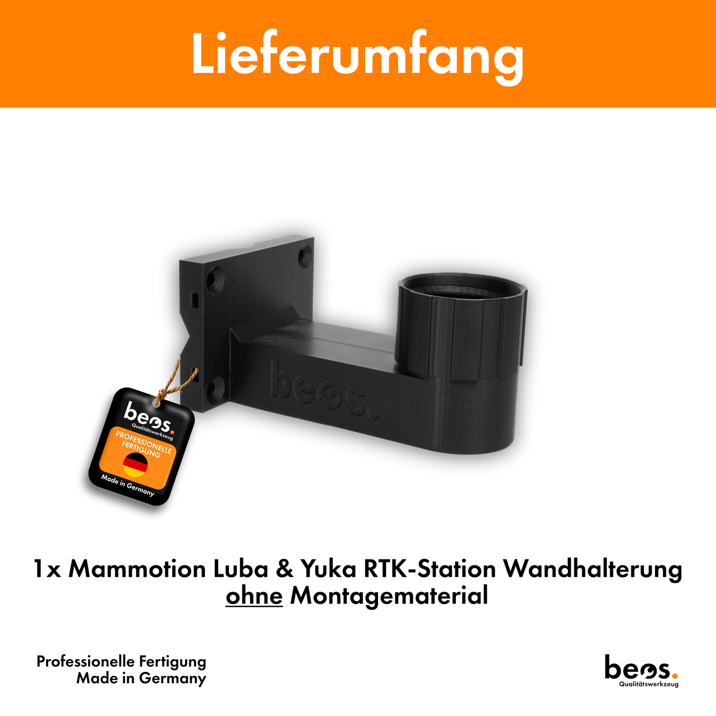 beos® wall mount for Segway Navimow RTK antenna