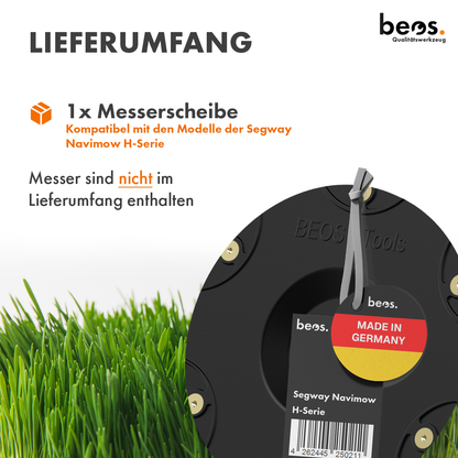 beos® plateau à couteaux pour 6x lames - Segway Navimow série H