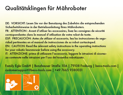 beos® 36x Titan replacement blades