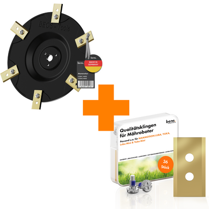 Bundle Mammotion LUBA knife plate & replacement knife Mammotion