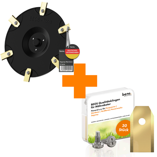 Pack économique Segway Navimow série H Plateau de lame & lame de rechange Segway
