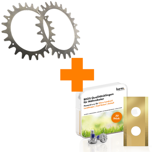 Sparpaket Worx Spikes S/M & Ersatzmesser Worx