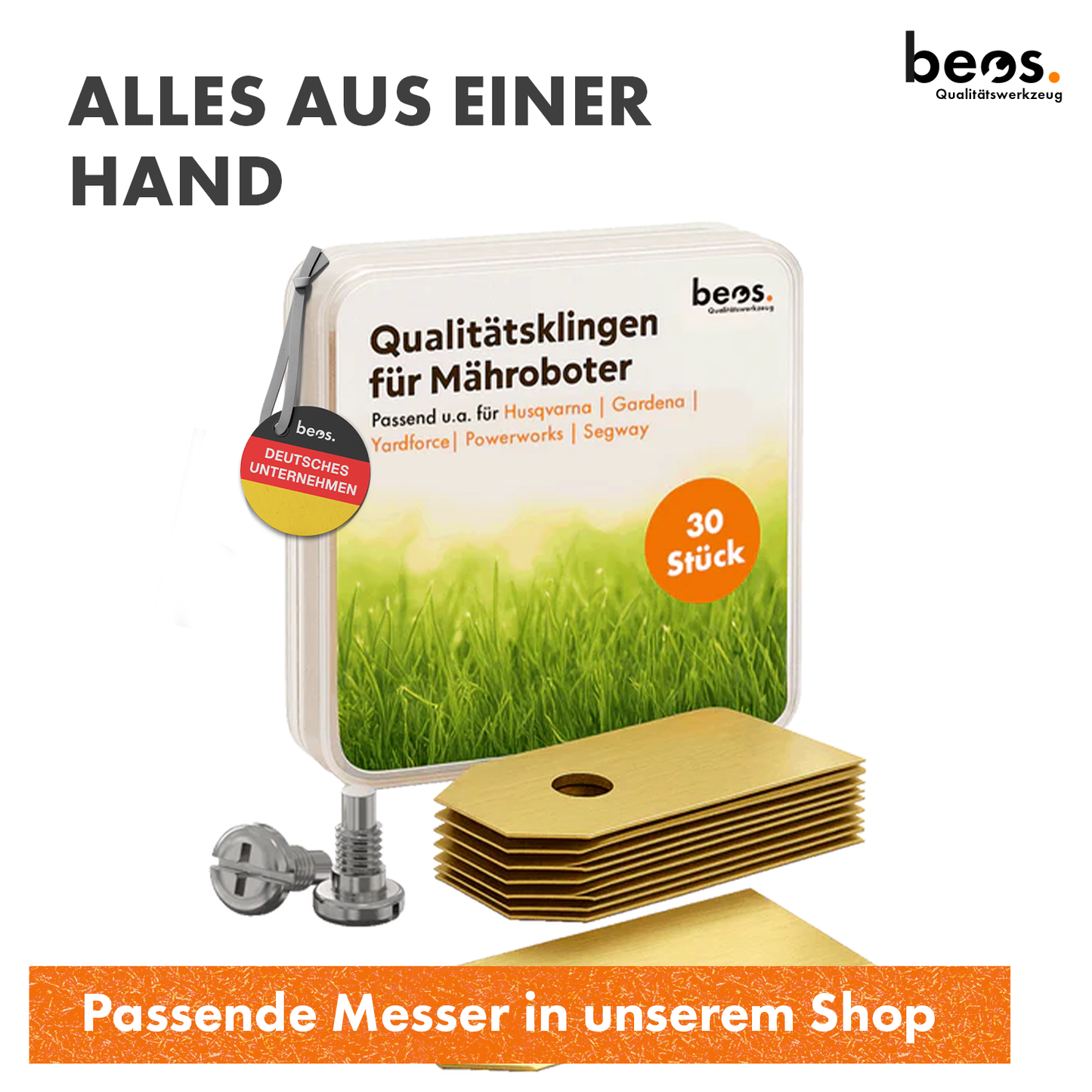 beos® 2x blade plates for 6x and 5x blades