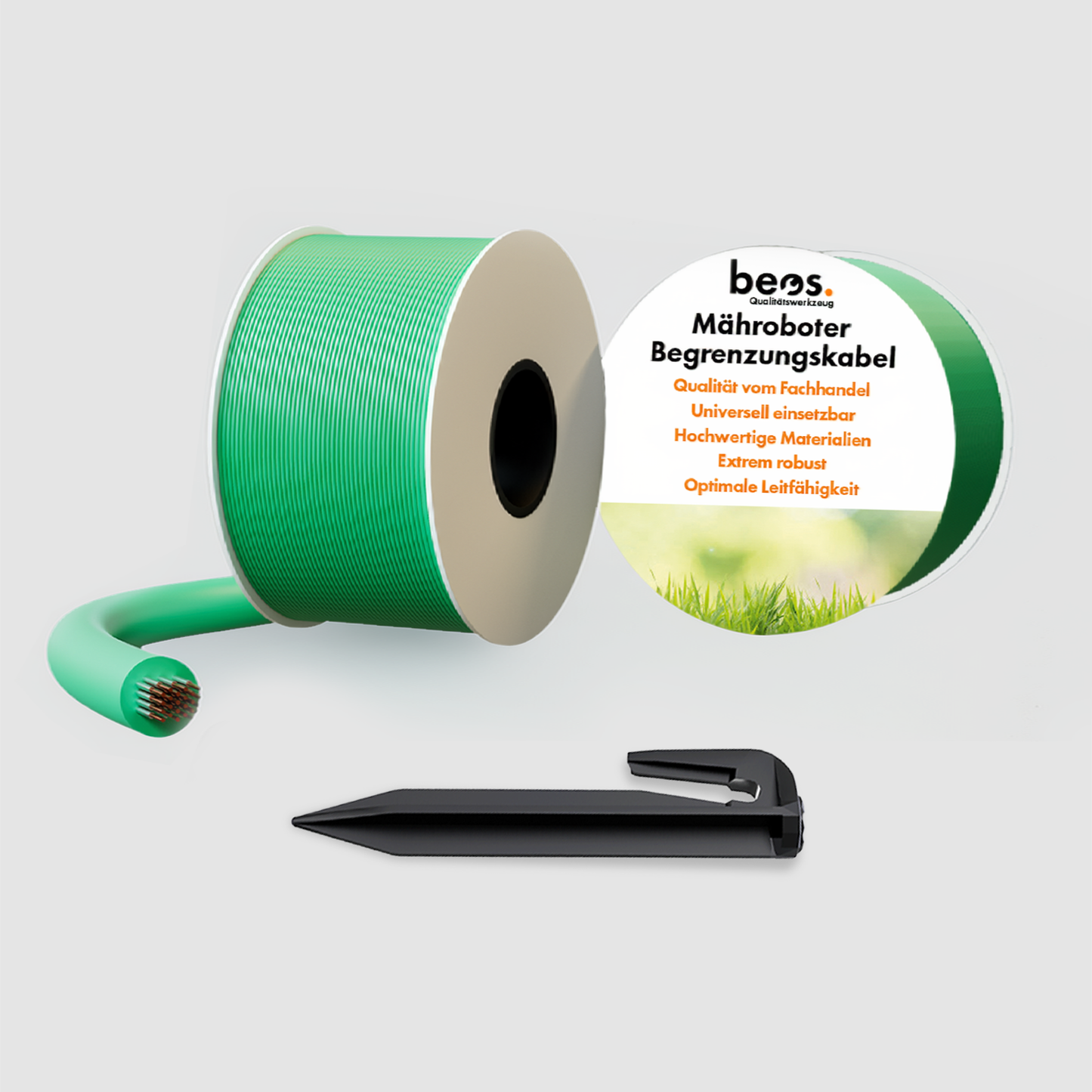 Sparpaket Begrenzungsdraht & Erdnägel