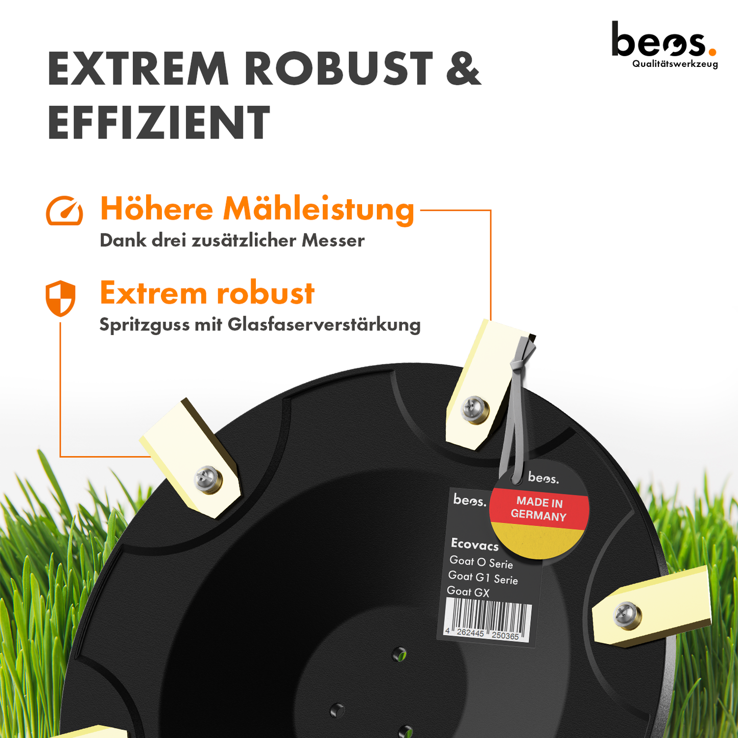 beos® Messerteller für 6x Klingen