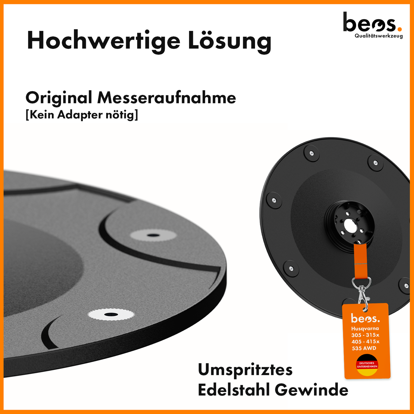 beos® PREMIUM Messerteller für 7x Klingen - Husqvarna