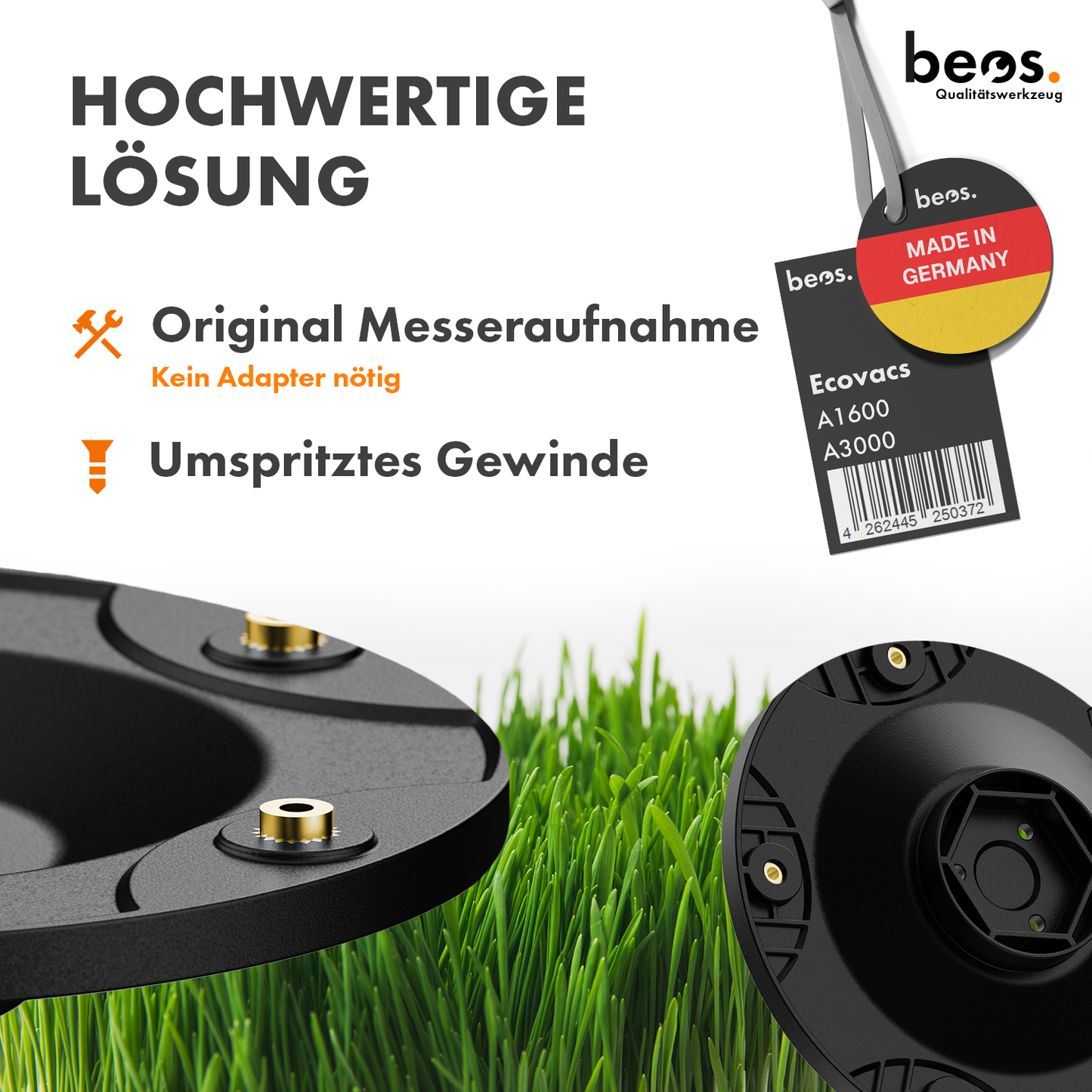 beos® 2x blade plates for 5x blades