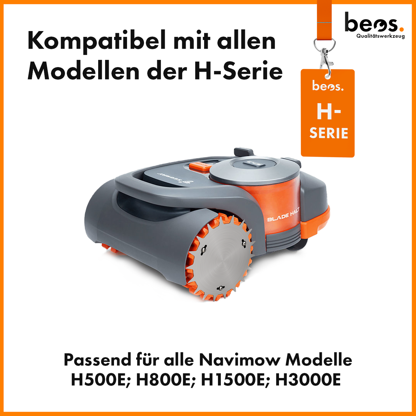 beos® PREMIUM Edelstahl Spikes für Segway Navimow H-Serie - beos-tools