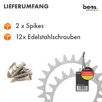 beos® stainless steel spikes