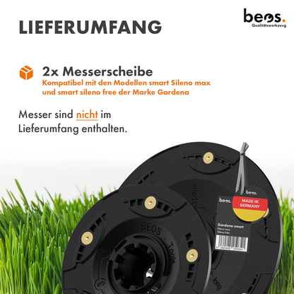 beos® 2x blade plates for 6x and 5x blades