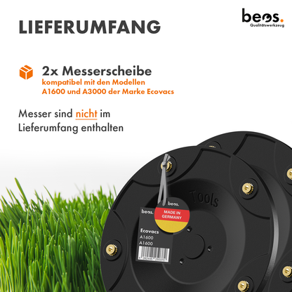 beos® 2x blade plates for 5x blades