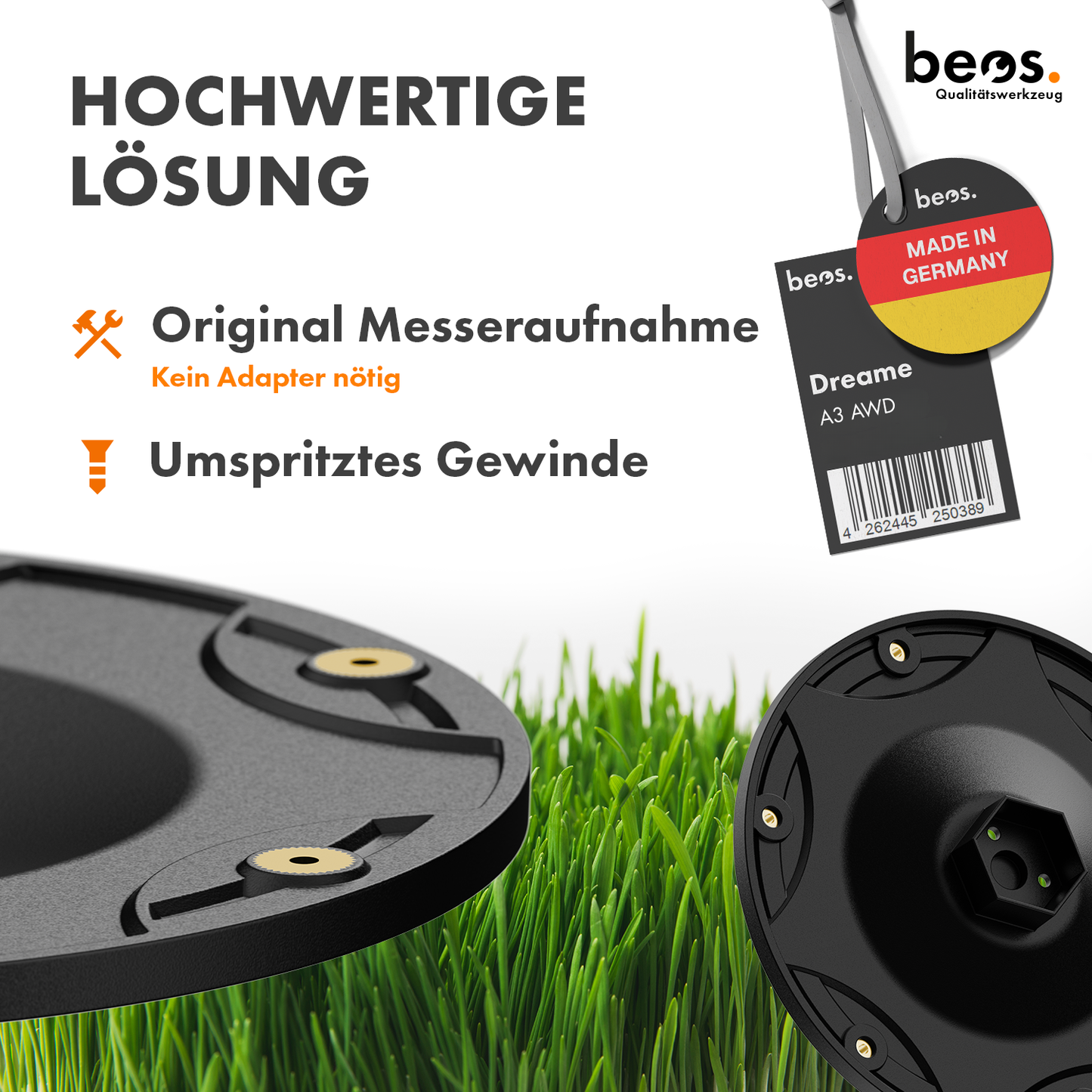 2x beos® Messerteller für 6x Klingen