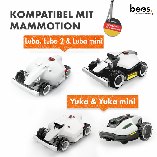 beos® 36x Titan Ersatzmesser für Mammotion LUBA, LUBA2, YUKA, LUBA Mini & YUKA Mini
