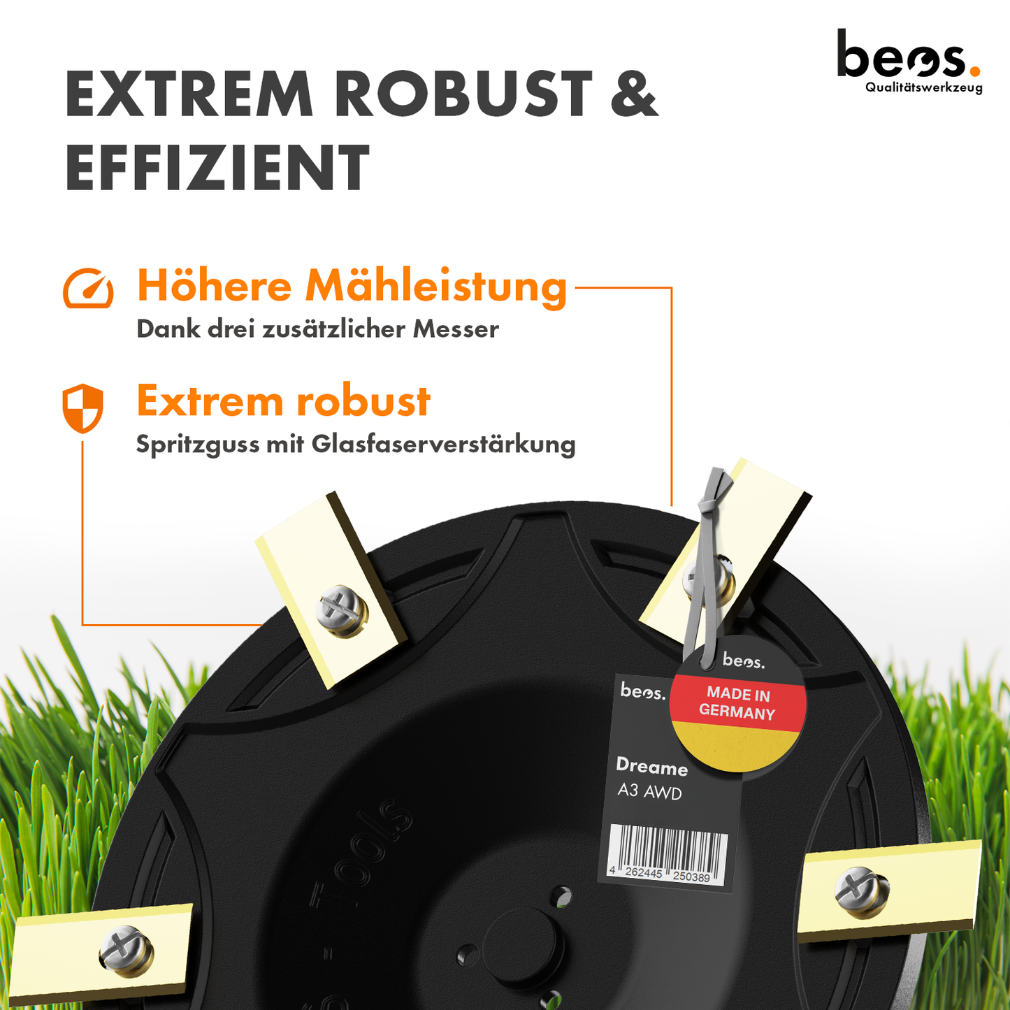 2x beos® Messerteller für 6x Klingen