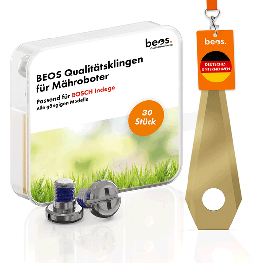 beos® 30x PREMIUM Titan Ersatzmesser für Bosch Indego