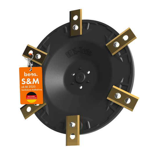 beos® PREMIUM Messerteller für 6x Klingen - Worx Landroid S&M (ab BJ 2020) & Vision M600, LandXcape, Ferrex - beos-tools